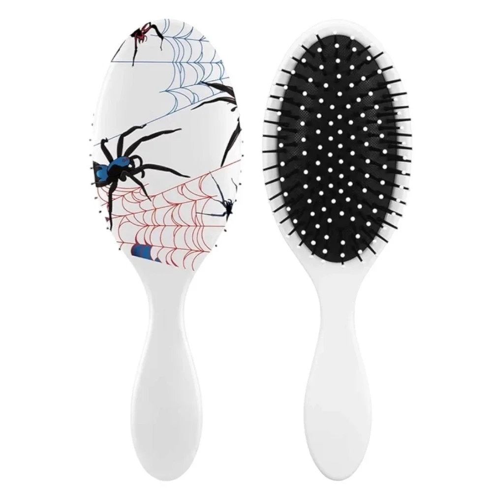 Lot of 3 Spider Web Hair Brush Detanglers Kids Bundle